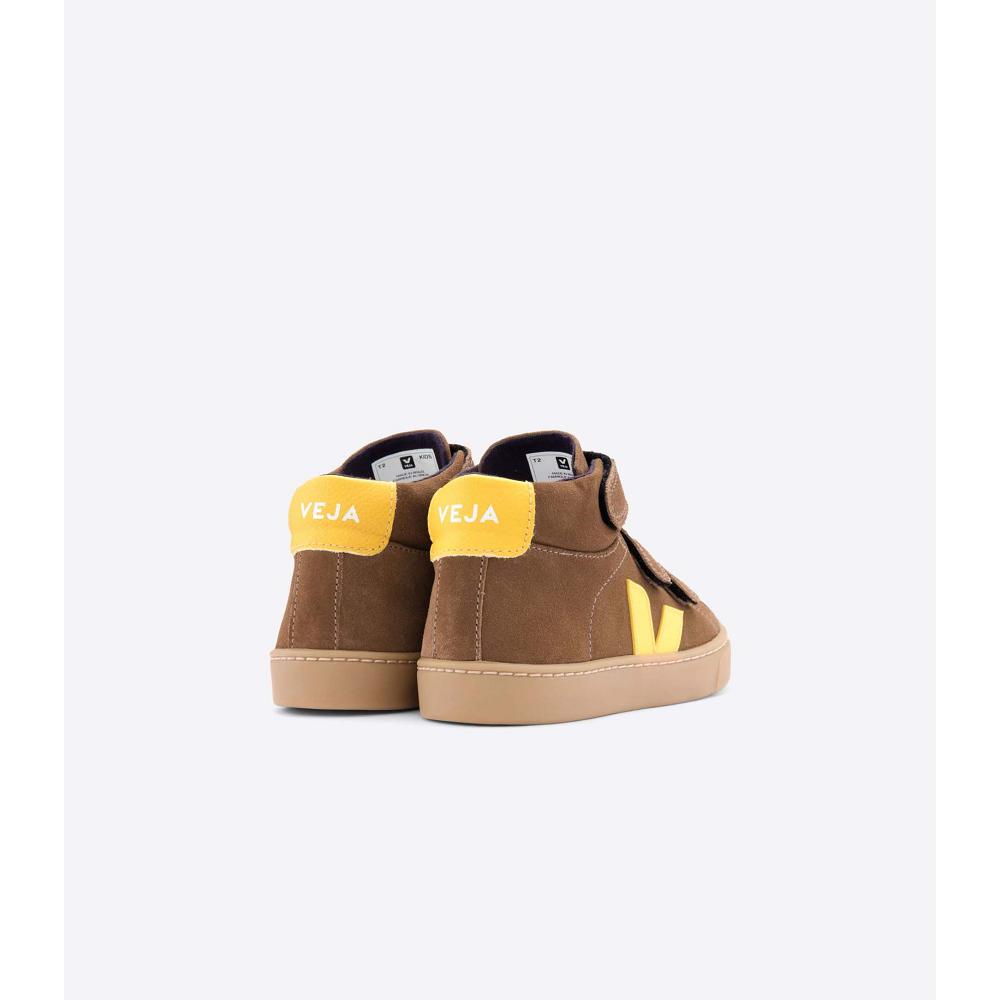 Veja ESPLAR MID SUEDE Hoog Kinderen Koffie | BE 696LIS